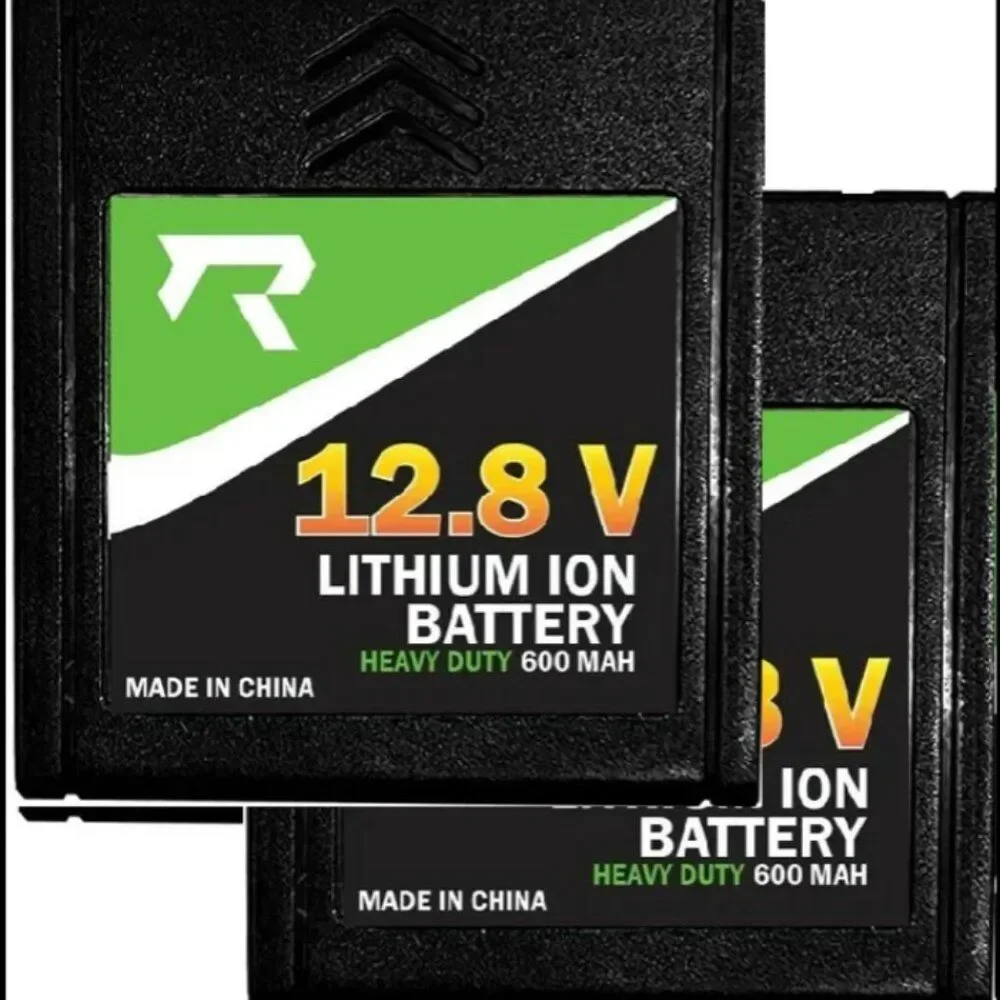 2 PCS - 12.8 Volts / 600 mah Lithium-Ion battery for New Bright RC Truck